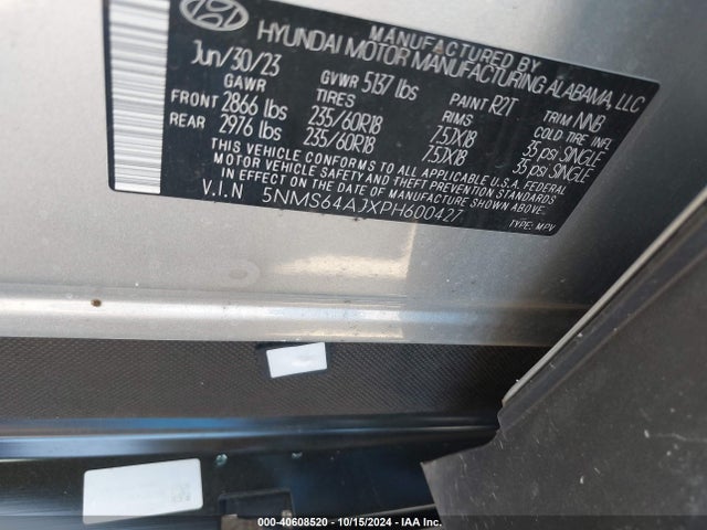 Hyundai Santa Fe Xrt 2023 5NMS64AJXPH600427 Image 9