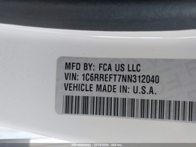 1C6RREFT7NN312040 RAM 1500 Lone Star  4x2 5'7 Box