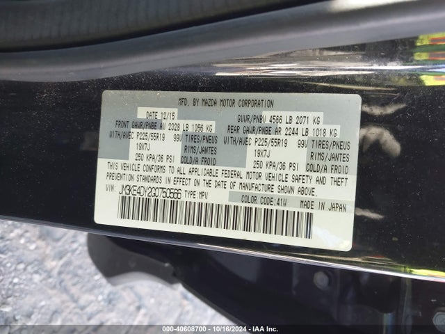 JM3KE4DY2G0750566 Mazda Cx-5 Grand Touring