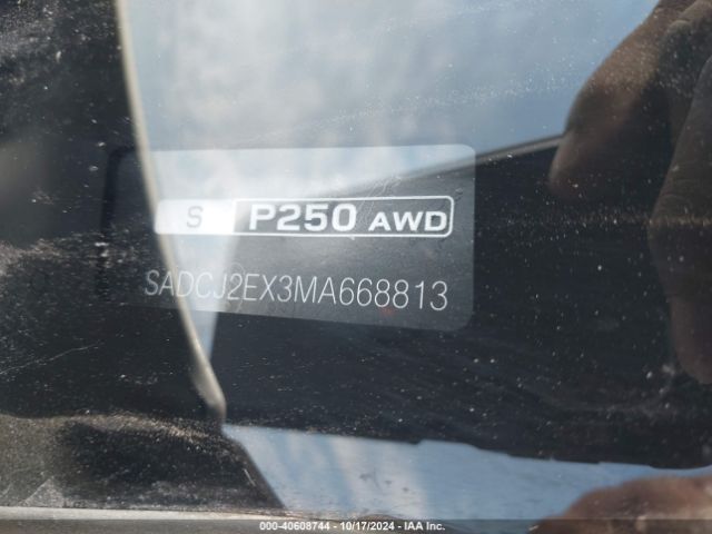 SADCJ2EX3MA668813 Jaguar F-pace S P250 Awd Automatic