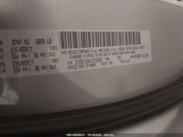 2C4RC1DG4LR157021 Chrysler Voyager Lxi