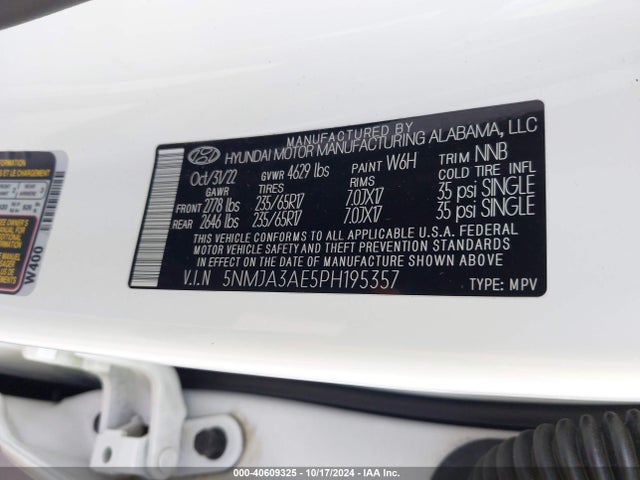 Hyundai TUCSON SE 2023 5NMJA3AE5PH195357 Image 9
