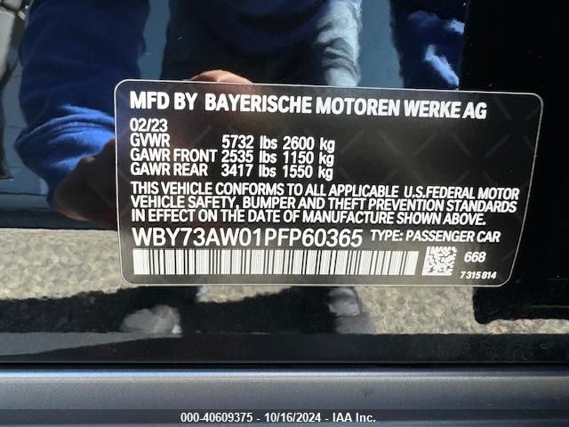 WBY73AW01PFP60365 BMW I4 Edrive40