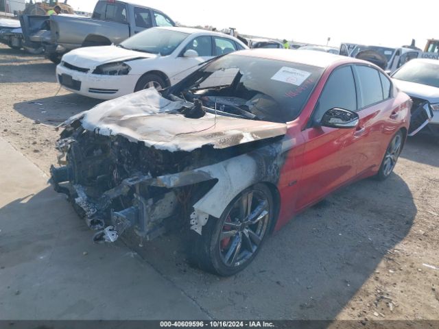 JN1FV7AP2HM851126 Infiniti Q50 3.0t Red Sport 400