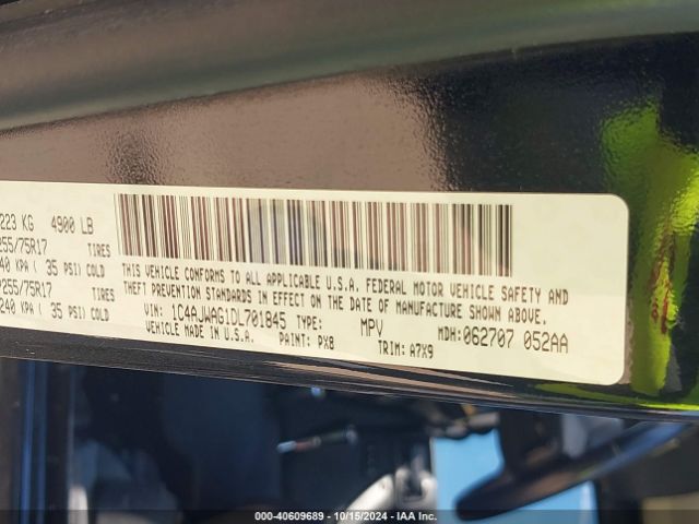 2013 JEEP WRANGLER 1C4AJWAG1DL701845 Photo 8