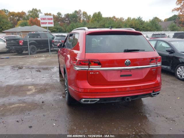 1V2SR2CA2MC549264 Volkswagen Atlas 3.6l V6 Sel R-line