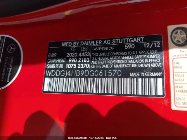 2013 MERCEDES-BENZ C 250 WDDGJ4HB9DG061570 Photo 8