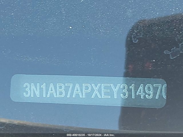 3N1AB7APXEY314970 Nissan SENTRA SR