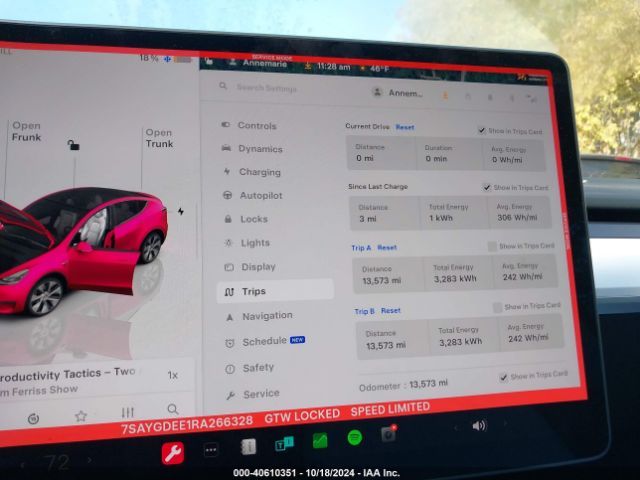 7SAYGDEE1RA266328 Tesla Model Y Long Range Dual Motor All-wheel Drive