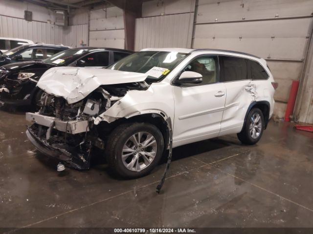 5TDKKRFH3FS041975 Toyota Highlander Xle V6