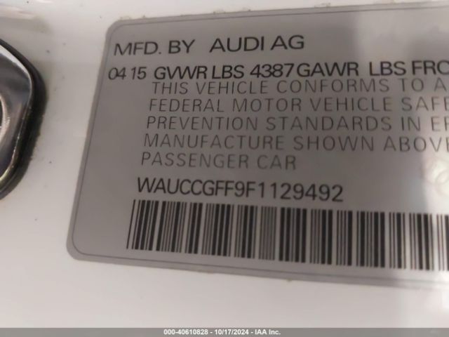 WAUCCGFF9F1129492 Audi A3 1.8t Premium