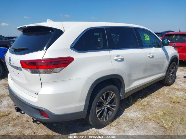5TDZZRFH7KS357237 Toyota Highlander Le Plus