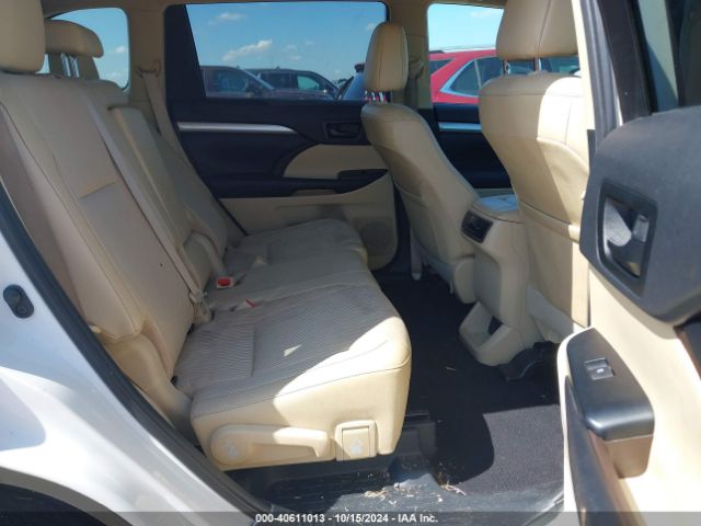 5TDZZRFH7KS357237 Toyota Highlander Le Plus