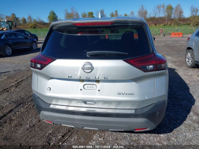 JN8BT3BB7NW330744 Nissan Rogue Sv Intelligent Awd