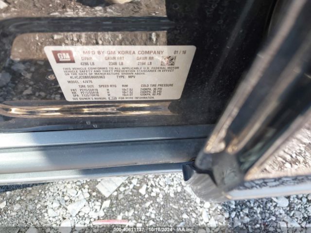 KL4CJCSB0GB605963 Buick Encore Leather