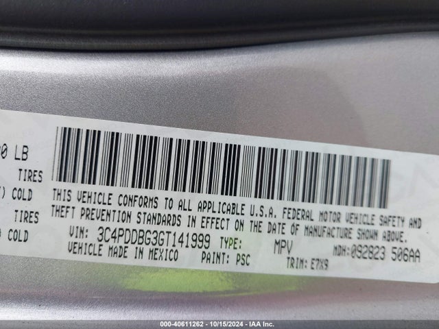 Dodge Journey Sxt 2016 3C4PDDBG3GT141999 Image 9
