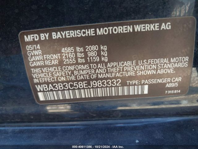 WBA3B3C58EJ983332 BMW 328i Xdrive