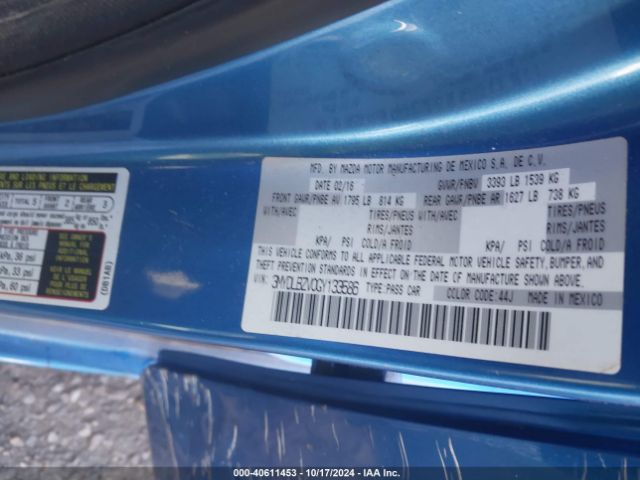 3MYDLBZV0GY133586 Scion IA