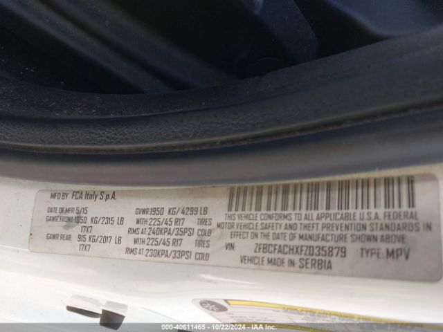2015 FIAT 500L ZFBCFACHXFZ035879 Photo 8