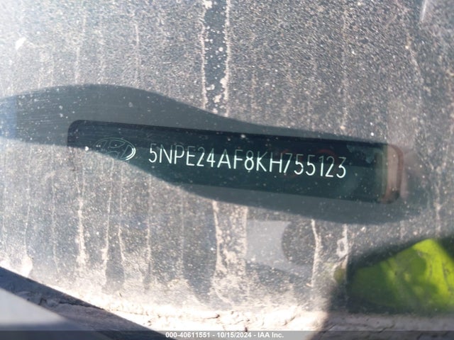 5NPE24AF8KH755123 Hyundai SONATA SE