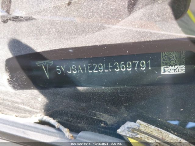 5YJSA1E29LF369791 Tesla Model S Long Range Dual Motor All-wheel Drive/long Range Plus Dual Motor All-wheel Drive