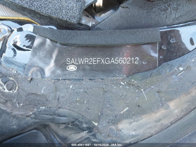 SALWR2EFXGA560212 Land Rover RANGE ROVER SPORT