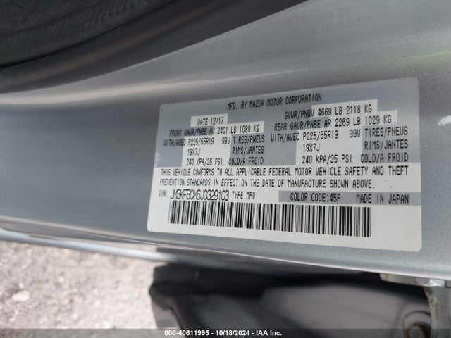 Mazda Cx-5 Touring 2018 JM3KFBCM6J0329103 Image 9