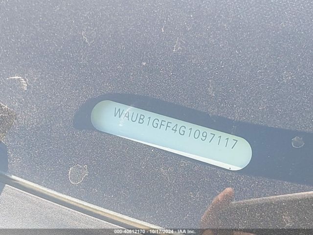 WAUB1GFF4G1097117 Audi S3 2.0t Premium Plus