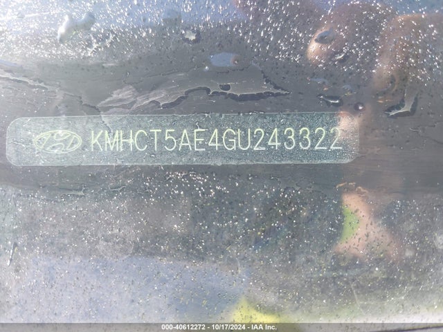 Hyundai ACCENT SE 2016 KMHCT5AE4GU243322 Image 9