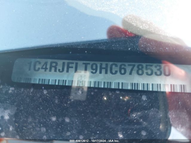 1C4RJFLT9HC678530 Jeep Grand Cherokee Trailhawk 4x4