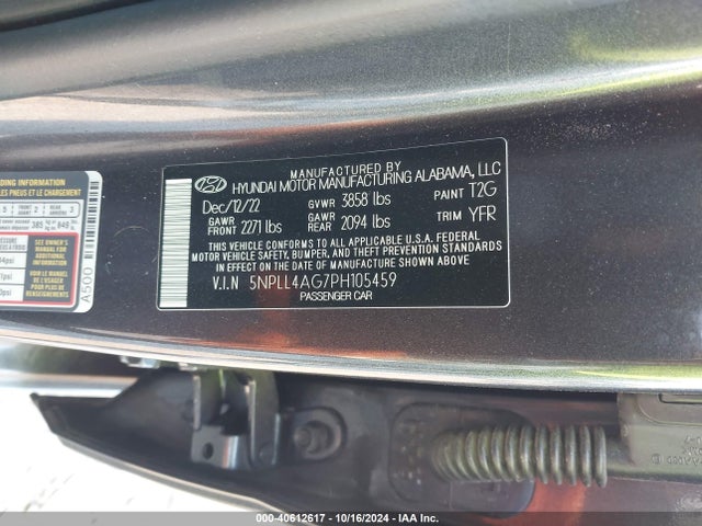 Hyundai ELANTRA SE 2023 5NPLL4AG7PH105459 Image 9