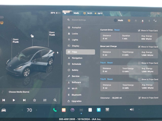 2024 TESLA MODEL Y 7SAYGDEE1RA252350 Photo 6