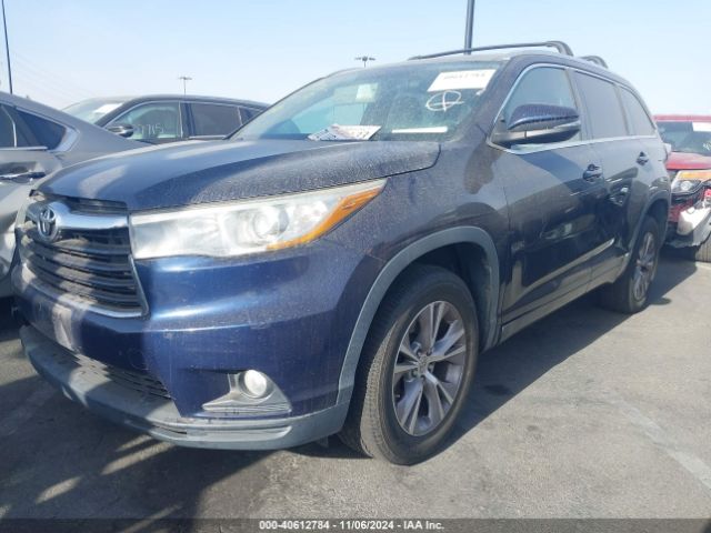 5TDKKRFH1FS091452 Toyota Highlander Xle V6