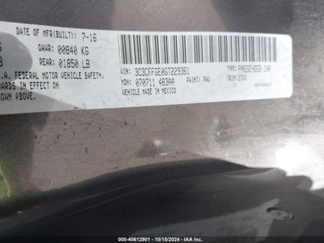 2016 FIAT 500E 3C3CFFGE0GT229361 Photo 8