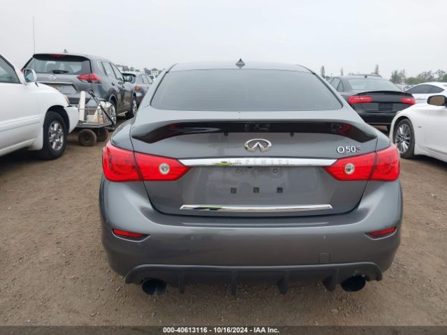 JN1FV7AP4GM421371 Infiniti Q50 3.0t Red Sport 400