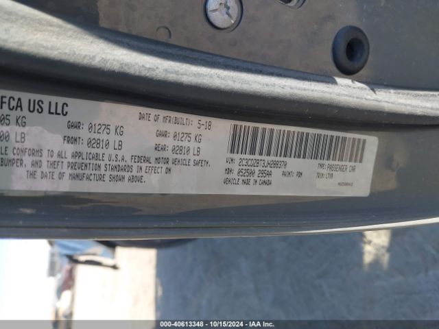 2C3CDZBT3JH288370 Dodge Challenger R/t