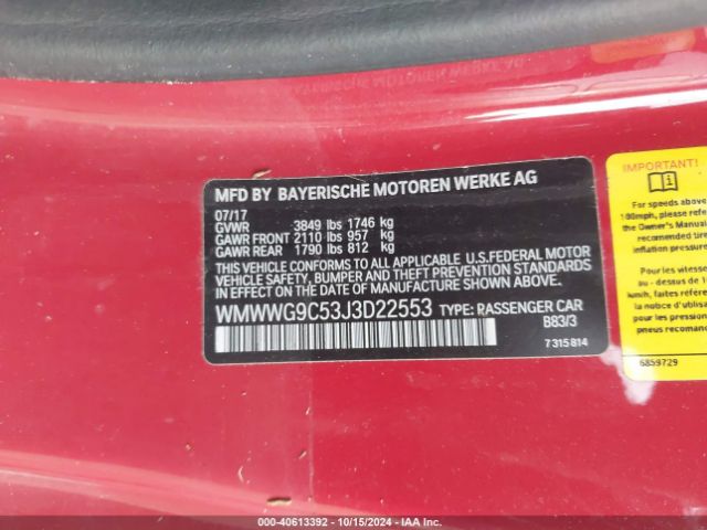 WMWWG9C53J3D22553 Mini Convertible Cooper S