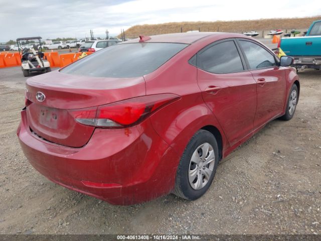 5NPDH4AE3GH714519 Hyundai ELANTRA SE