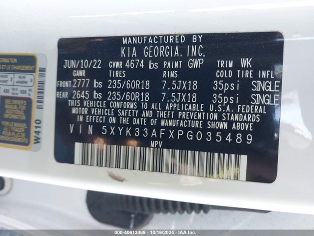 KIA Sportage Ex 2023 5XYK33AFXPG035489 Image 9