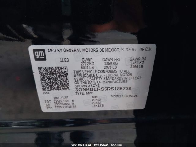 2024 CHEVROLET BLAZER 3GNKBERS5RS185728 Photo 8