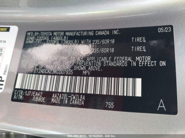 2T2ADCAZ3RC007935 Lexus NX 250