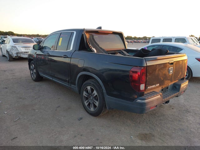 Honda Ridgeline Rtl-t 2018 5FPYK2F63JB002307 Image 3