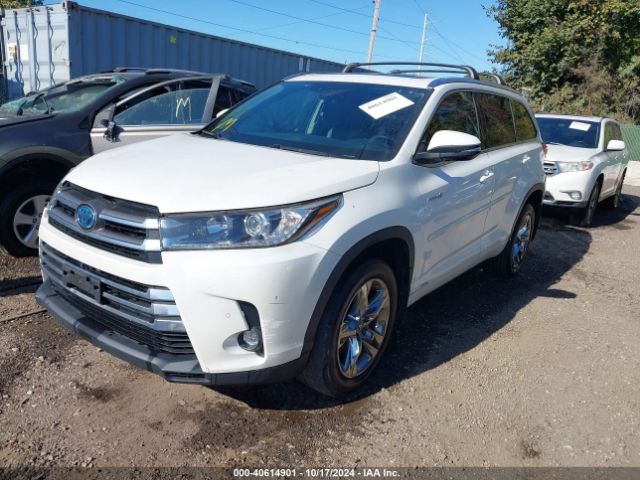 5TDDGRFH3KS052320 Toyota Highlander Hybrid Limited Platinum