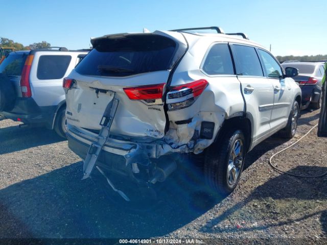 5TDDGRFH3KS052320 Toyota Highlander Hybrid Limited Platinum
