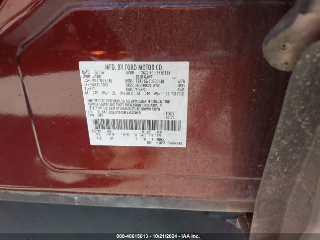 2LMTJ8LP3GBL62365 Lincoln Mkx Reserve
