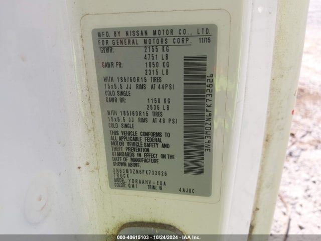 Chevrolet City Express 1lt 2015 3N63M0ZN6FK732826 Image 9