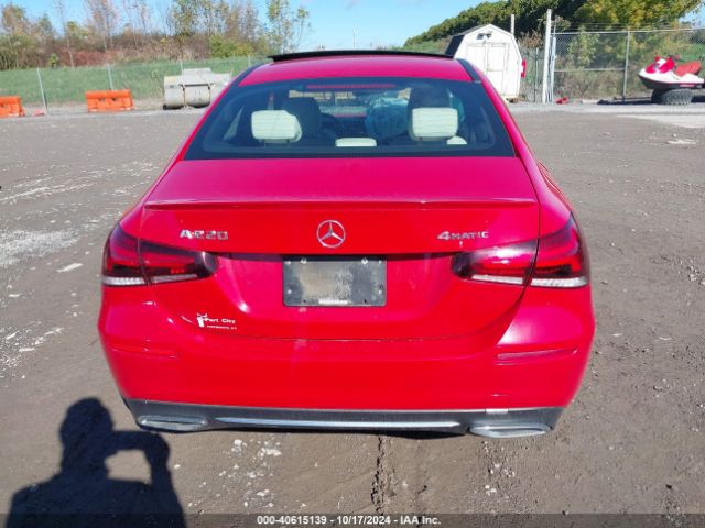WDD3G4FB4KW016233 Mercedes-Benz A 220 4matic