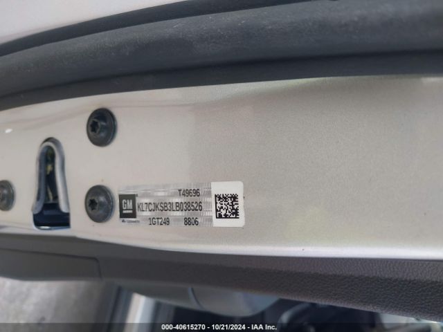KL7CJKSB3LB038526 Chevrolet Trax Fwd Ls
