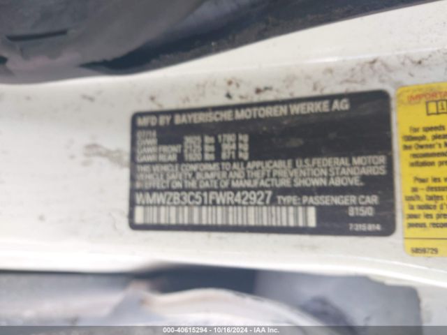WMWZB3C51FWR42927 Mini Countryman Cooper