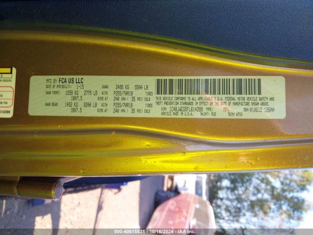 1C4BJWEG5FL614399 Jeep Wrangler Unlimited Sahara